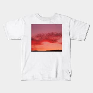 Beach Sunset Ocean Beach Sunset Kids T-Shirt